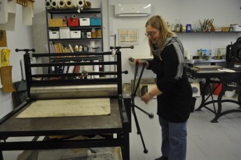 Polyester plade lito - introkursus 16.11.13 031